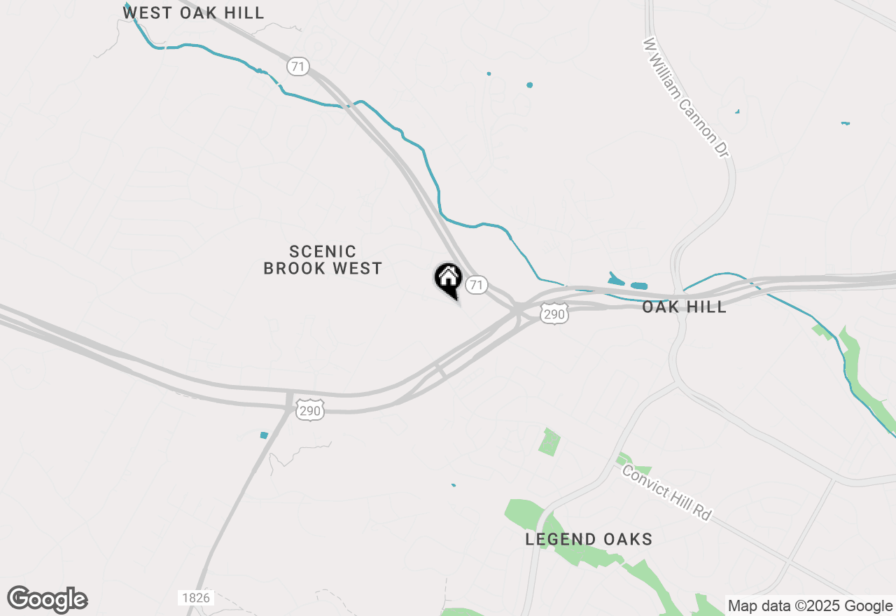 Map of 7205 Oak Meadow Dr #A, Austin, TX 78736