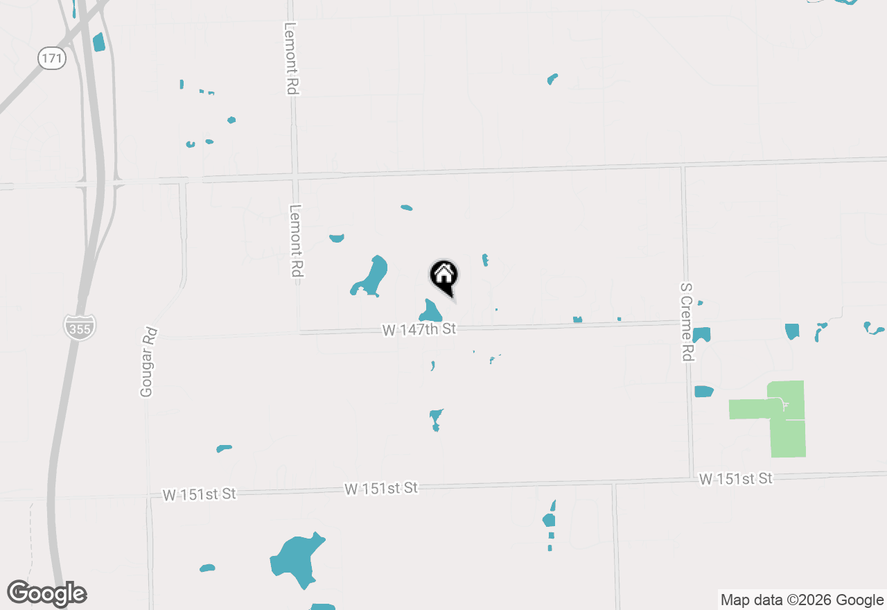 Map of 15212 W 147th Street, Homer Glen, IL 60491