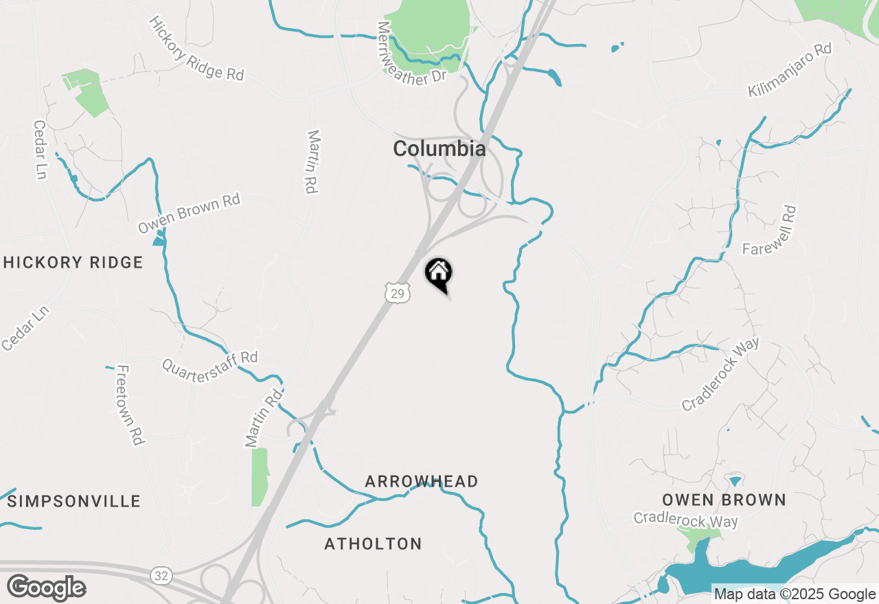 Map of 10026 Maple Avenue, Columbia, MD 21046