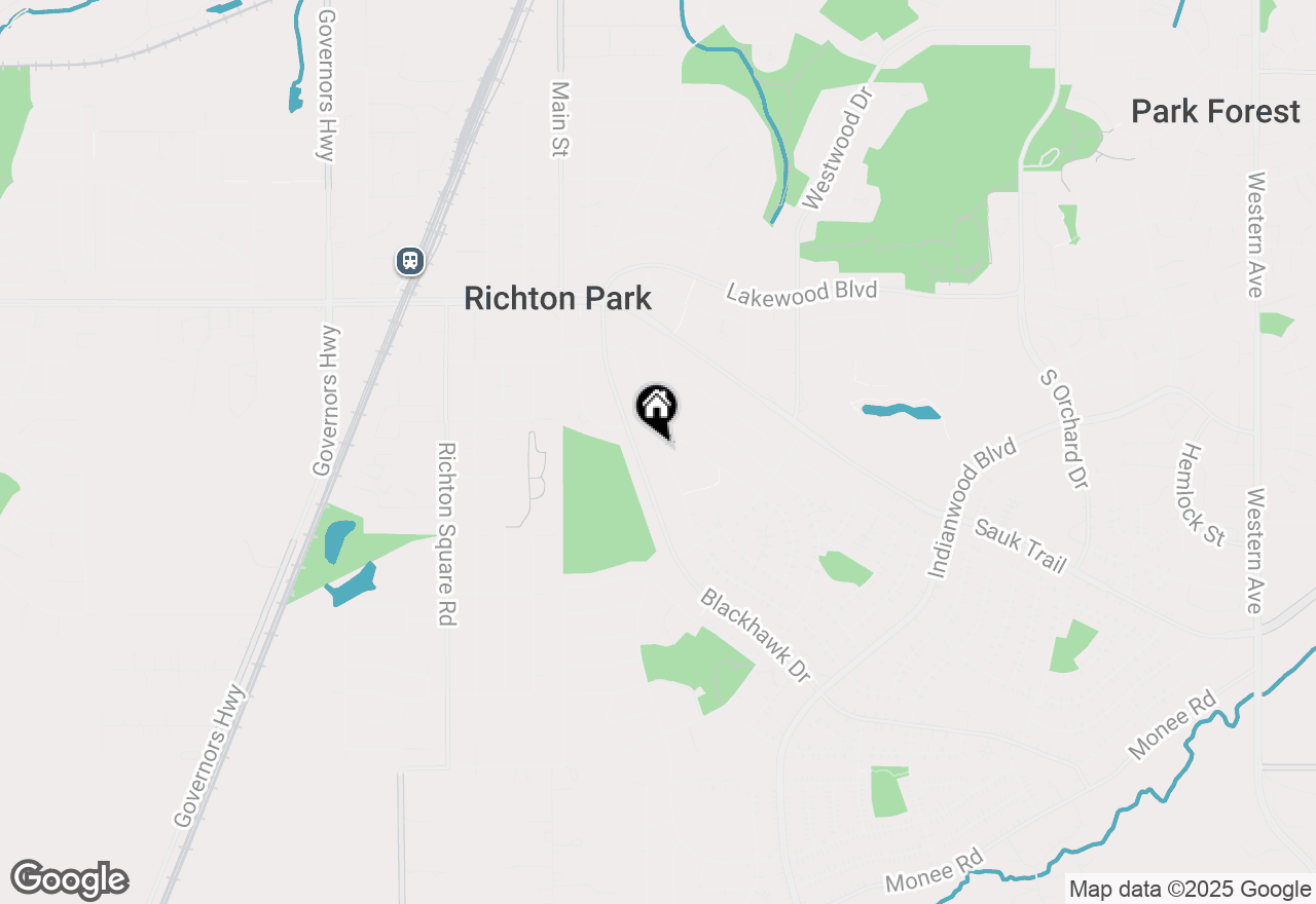 Map of 335 Miami Street, Park Forest, IL 60466