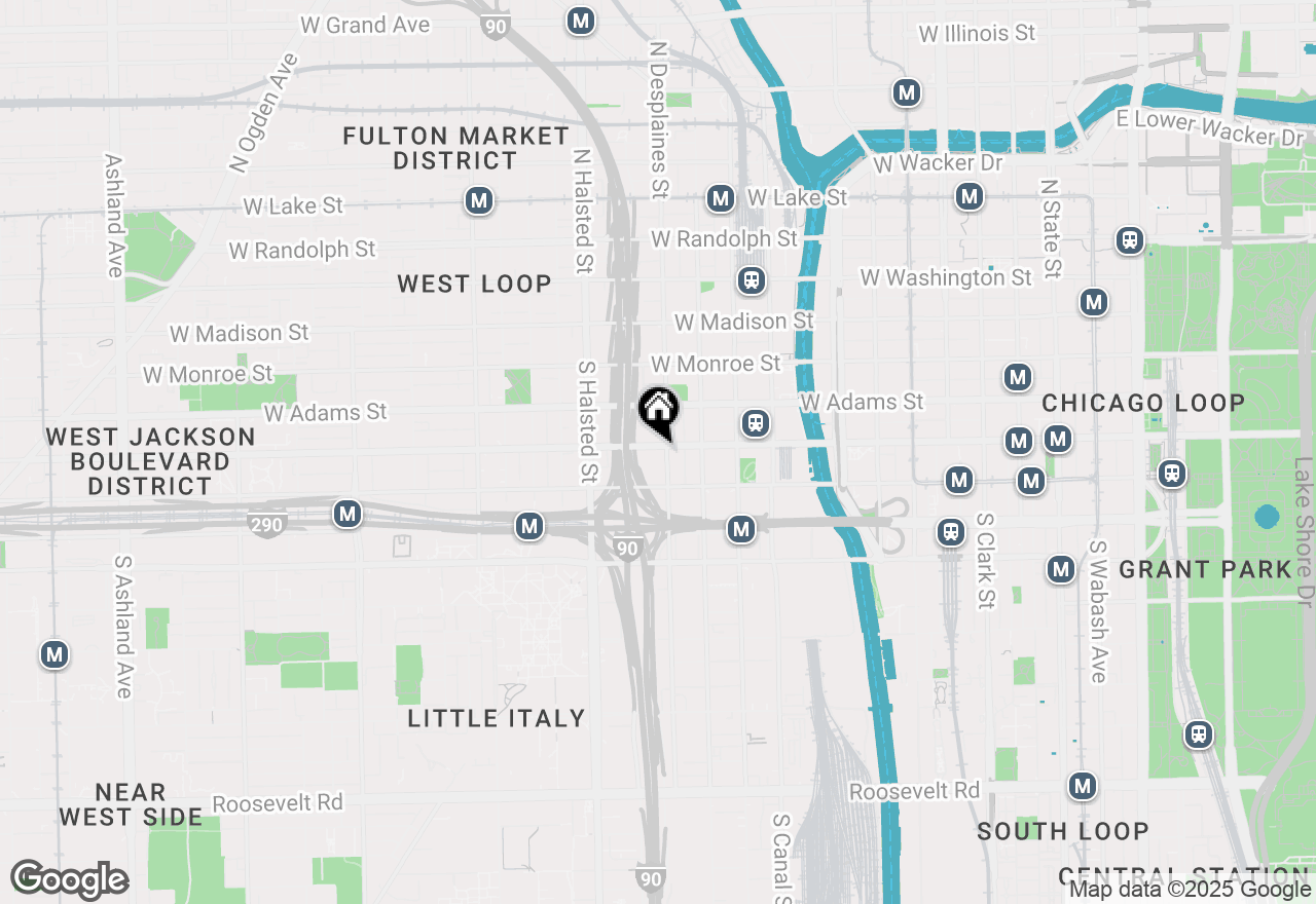 Map of 701 W Jackson Boulevard #205, Chicago, IL 60661