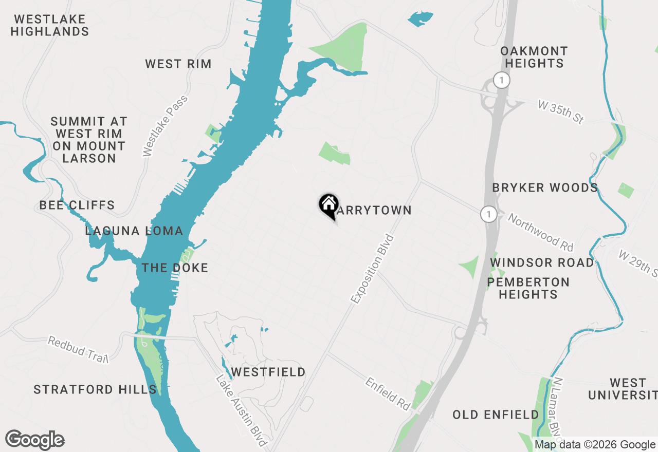 Map of 3101 Bowman Ave, Austin, TX 78703