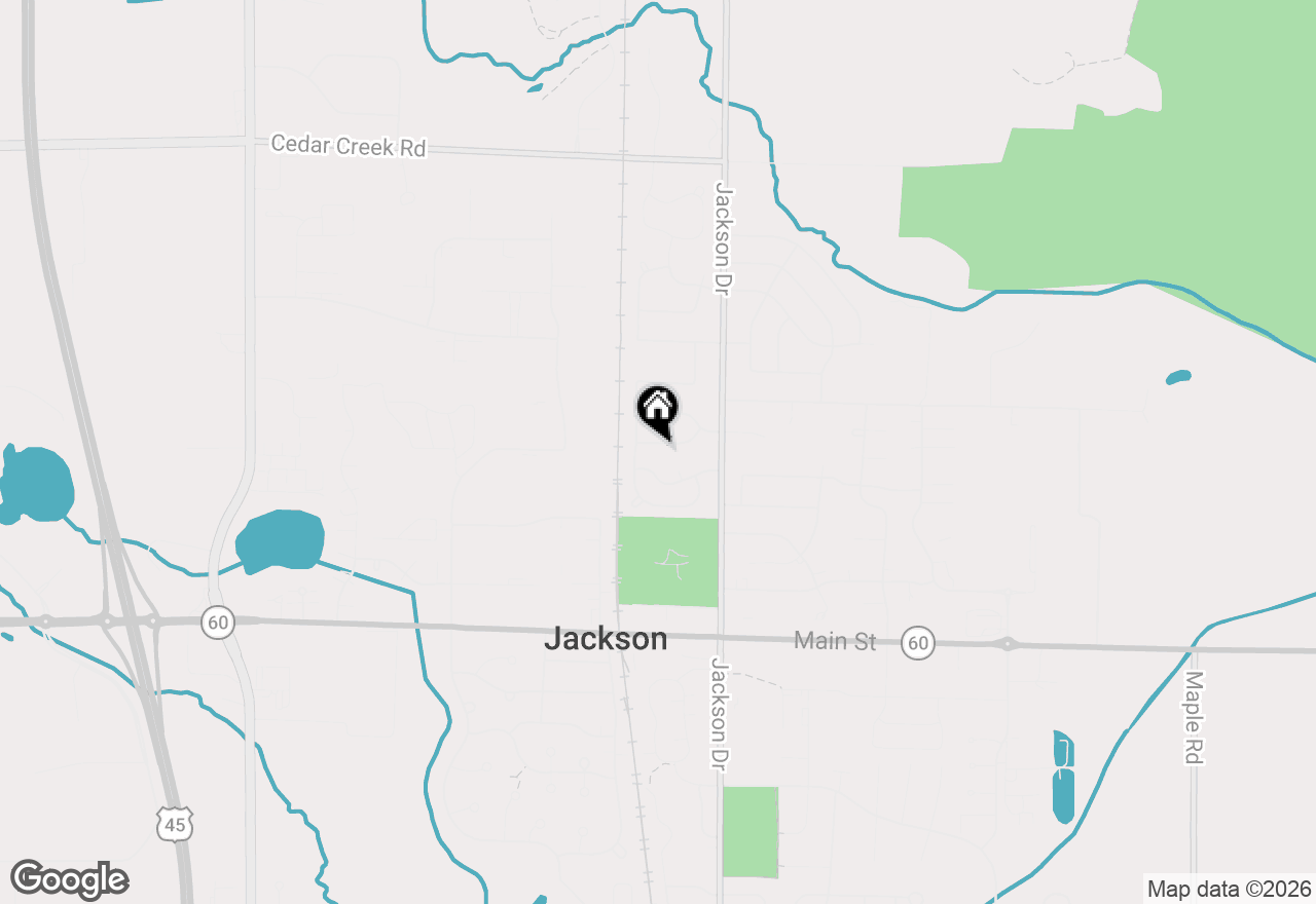 Map of N171W20651 Valley Dr, Jackson, WI 53037
