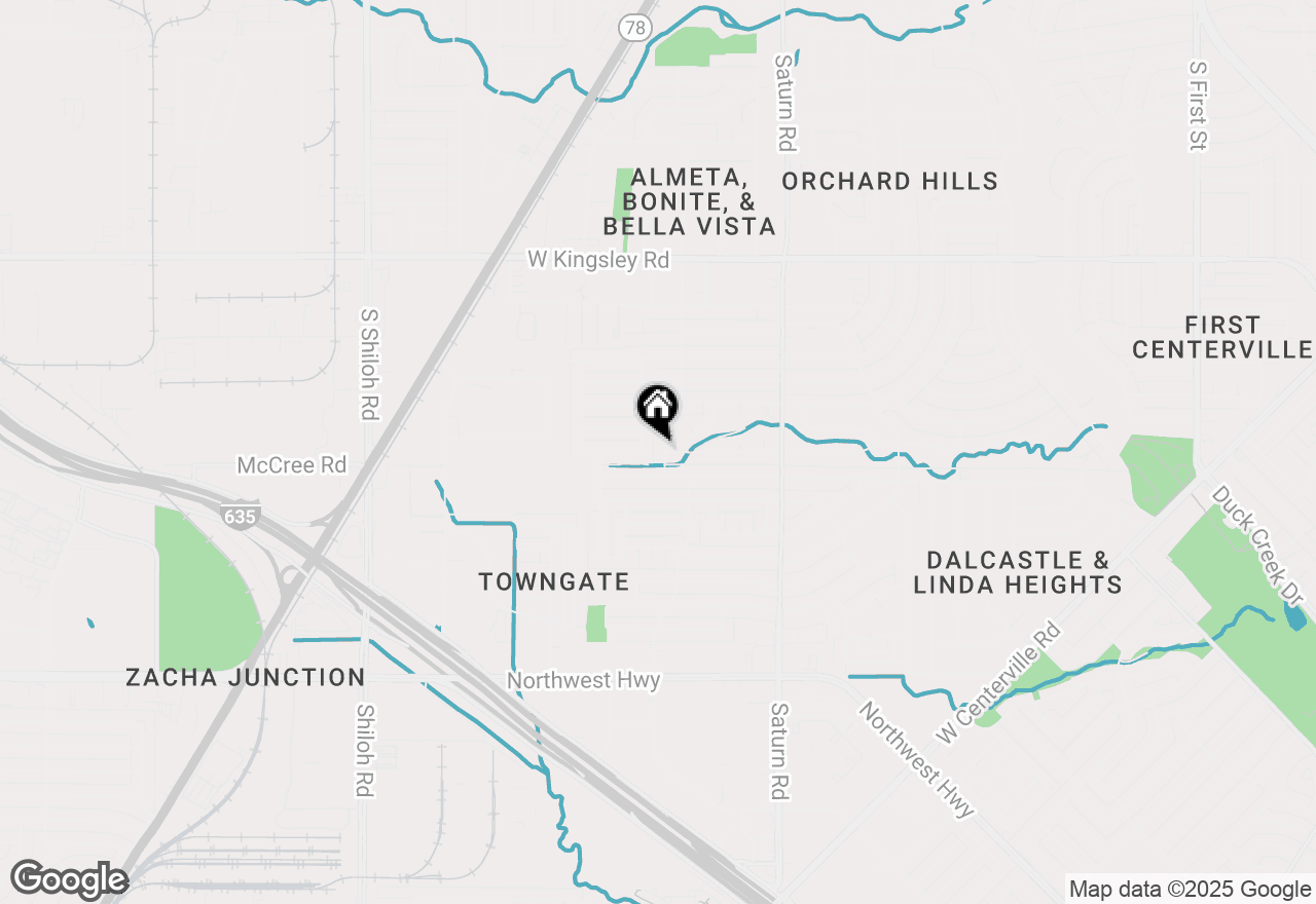 Map of 3701 Lamesa Drive, Garland, TX 75041
