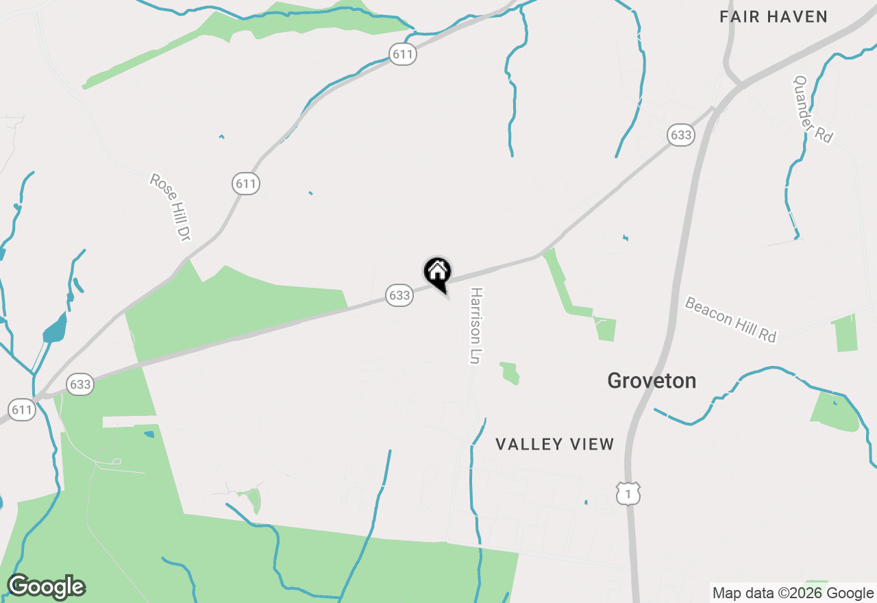 Map of 6712 S Benson Drive, Alexandria, VA 22306