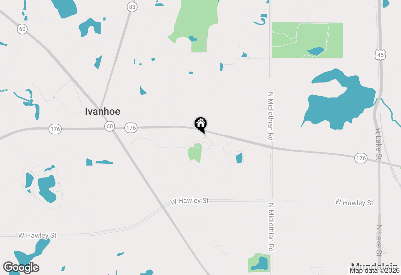 Map of 1679 Templeton Court, Mundelein, IL 60060