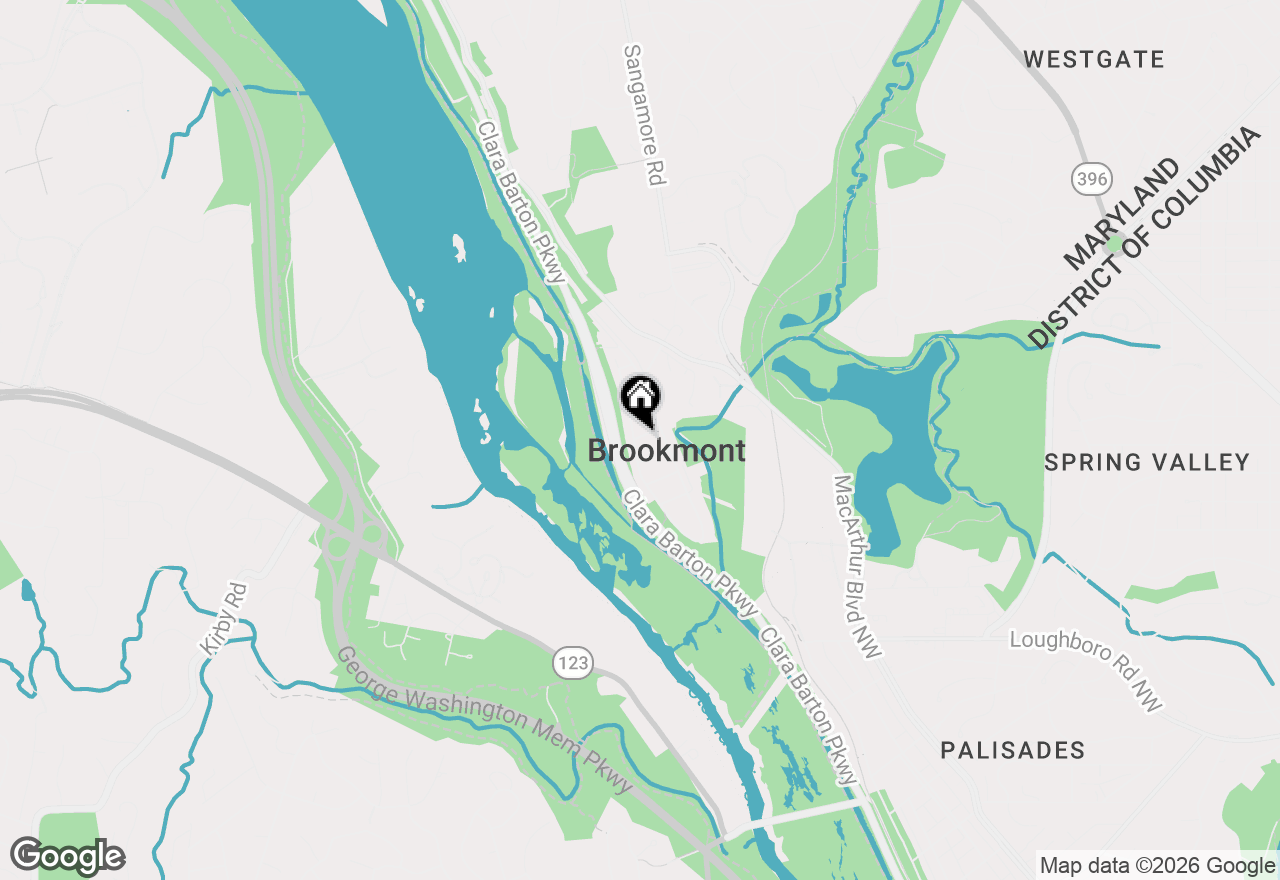 Map of 4009 64th Street, Bethesda, MD 20816