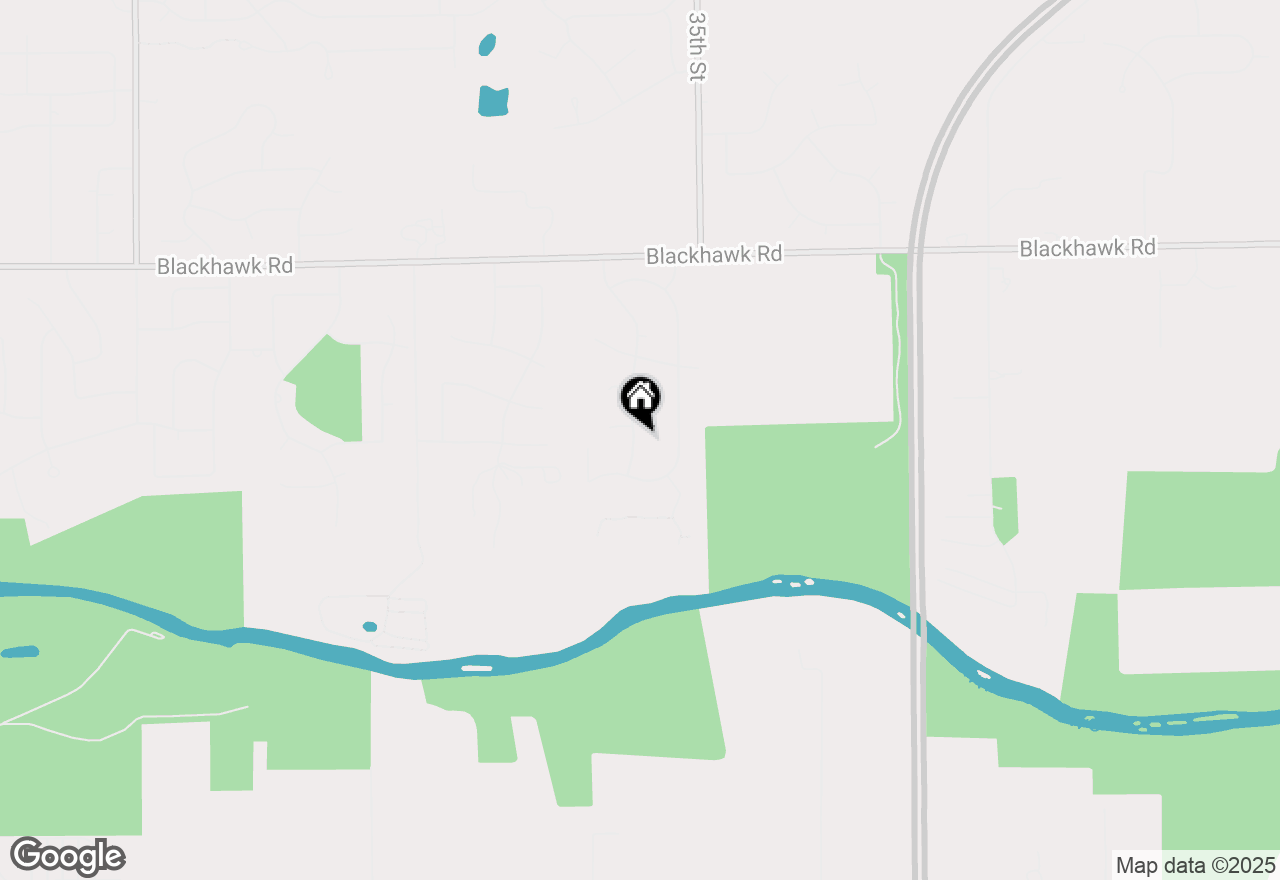 Map of 6444 Abraham Drive, Rockford, IL 61109