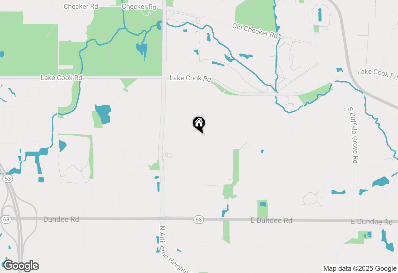 Map of 931 Bernard Drive, Buffalo Grove, IL 60089