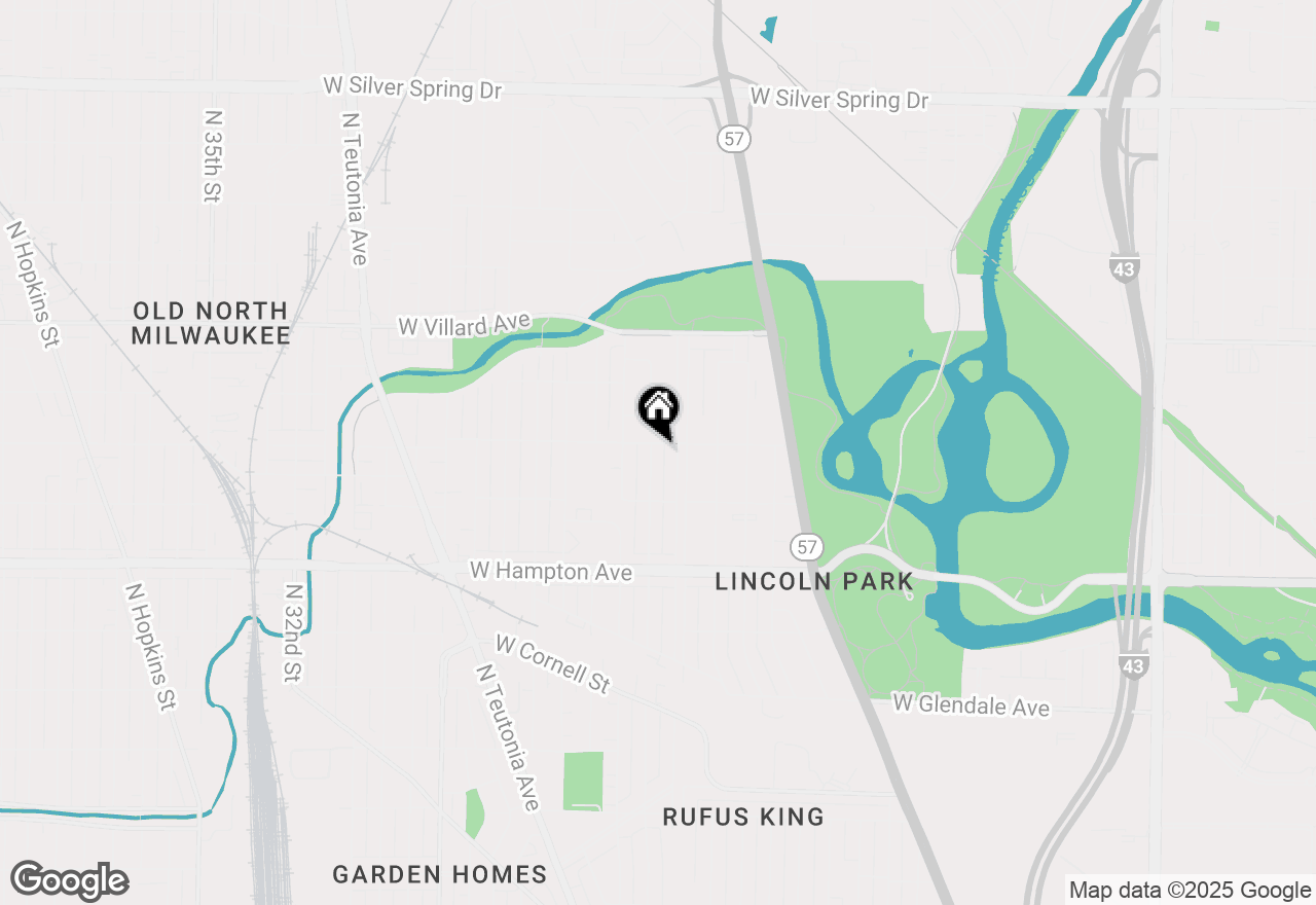 Map of 4966 N 21st St, Milwaukee, WI 53209