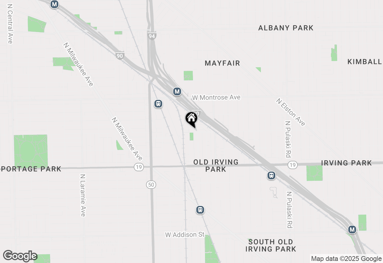 Map of 4516 W Berteau Avenue, Chicago, IL 60641