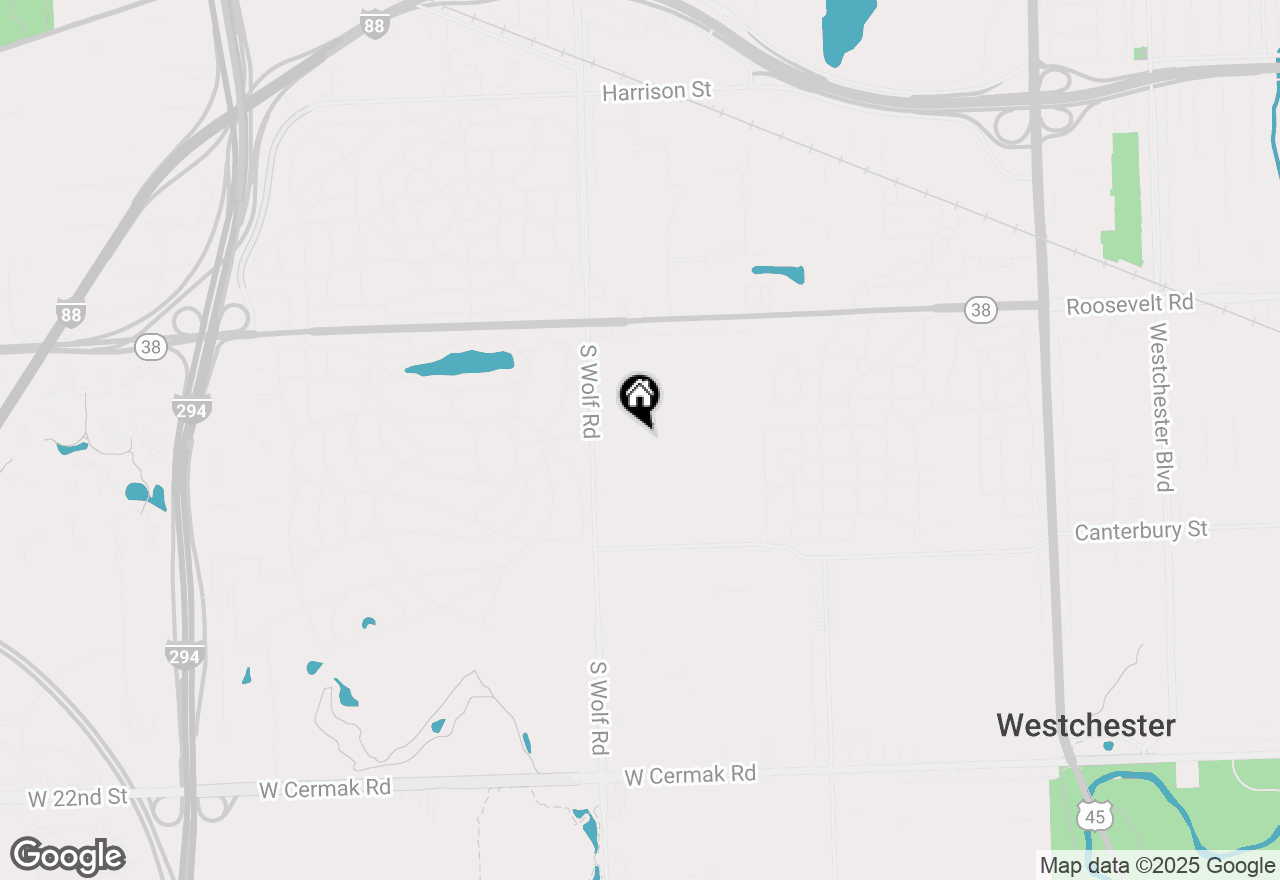 Map of 1400 Boeger Avenue, Westchester, IL 60154