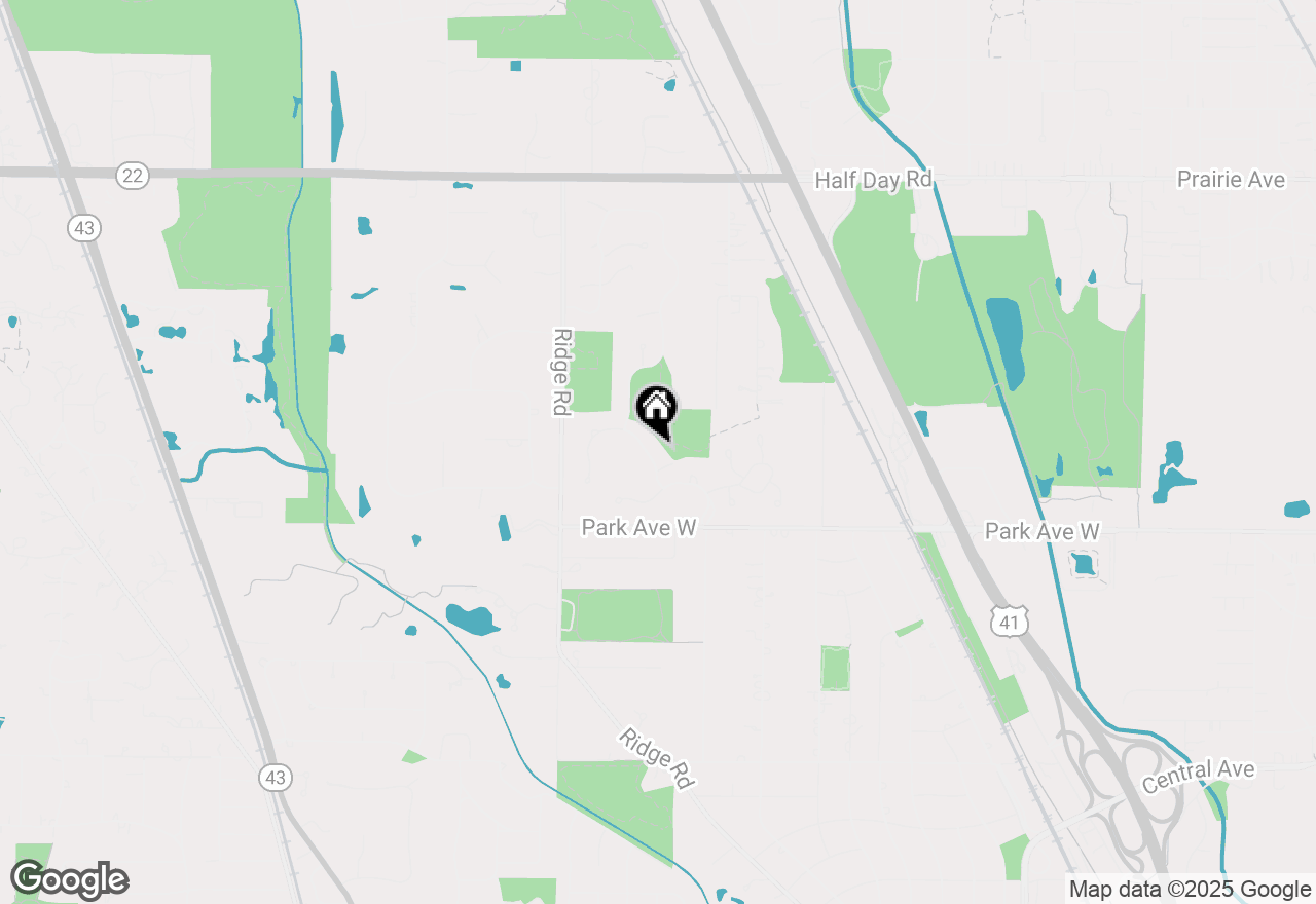 Map of 2115 Hybernia Drive, Highland Park, IL 60035