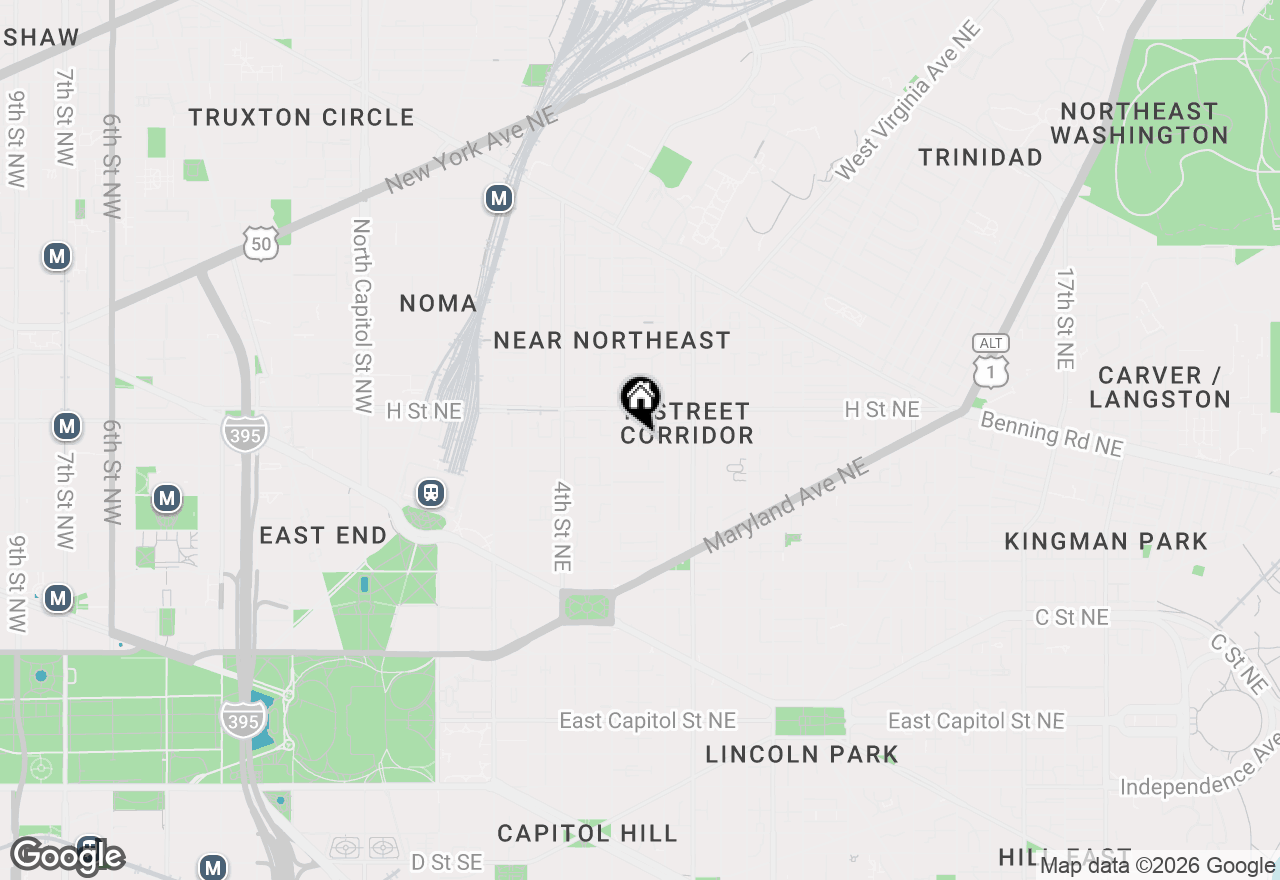 Map of 638 G Street Ne, Washington, DC 20002