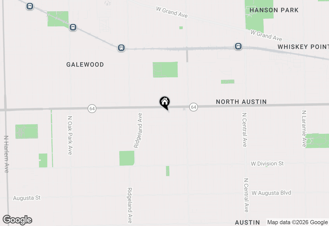 Map of 1226 Hayes Avenue, Oak Park, IL 60302