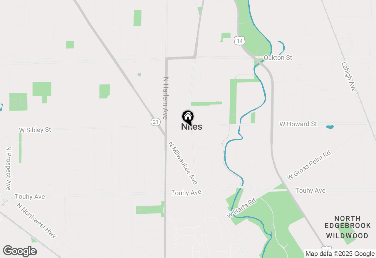 Map of 7554 N Waukegan Road, Niles, IL 60714