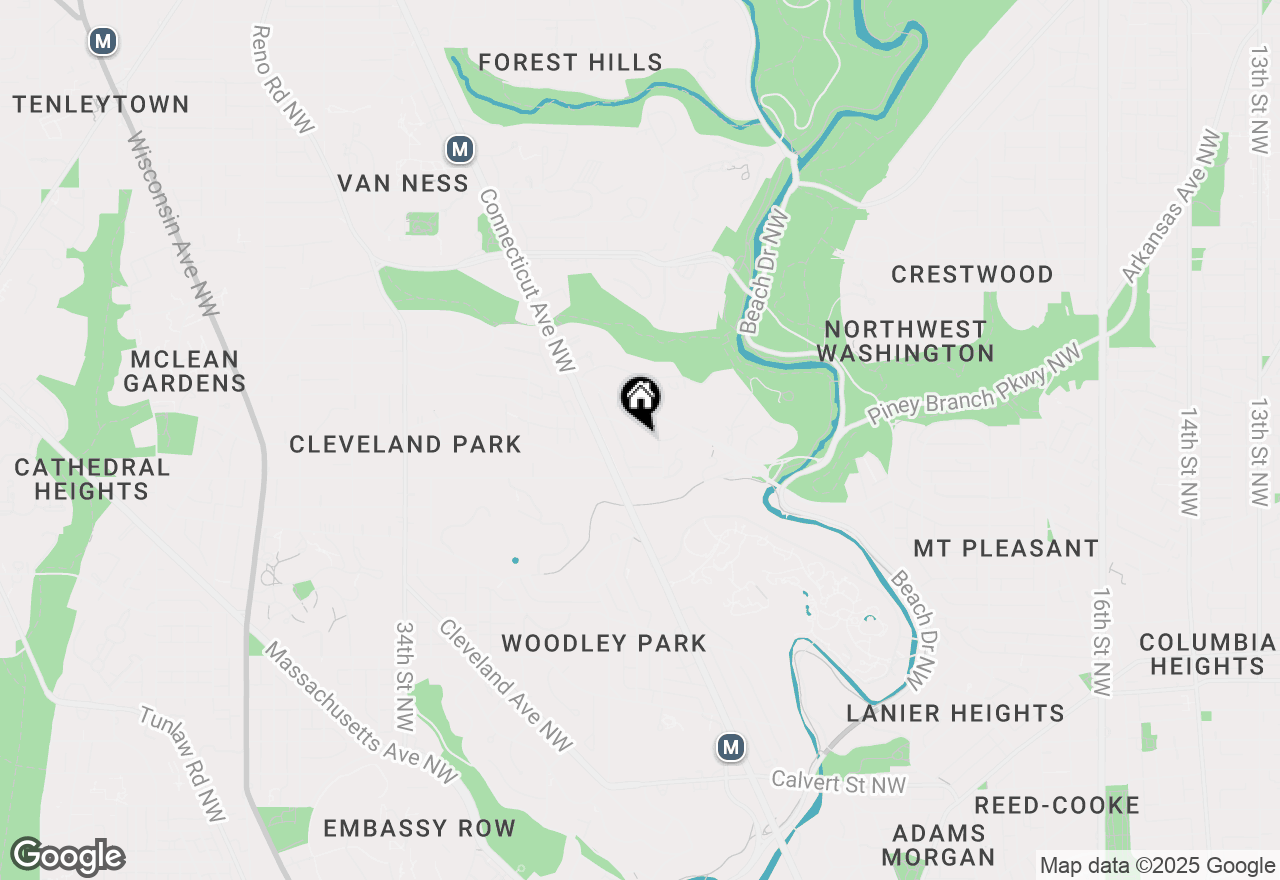 Map of 2731 Ordway Street Nw #2, Washington, DC 20008