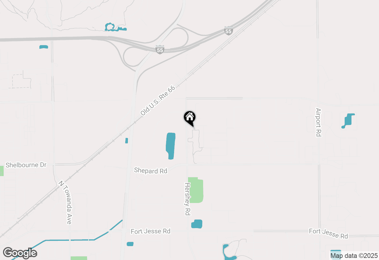 Map of 1172 Hershey Road, Normal, IL 61761