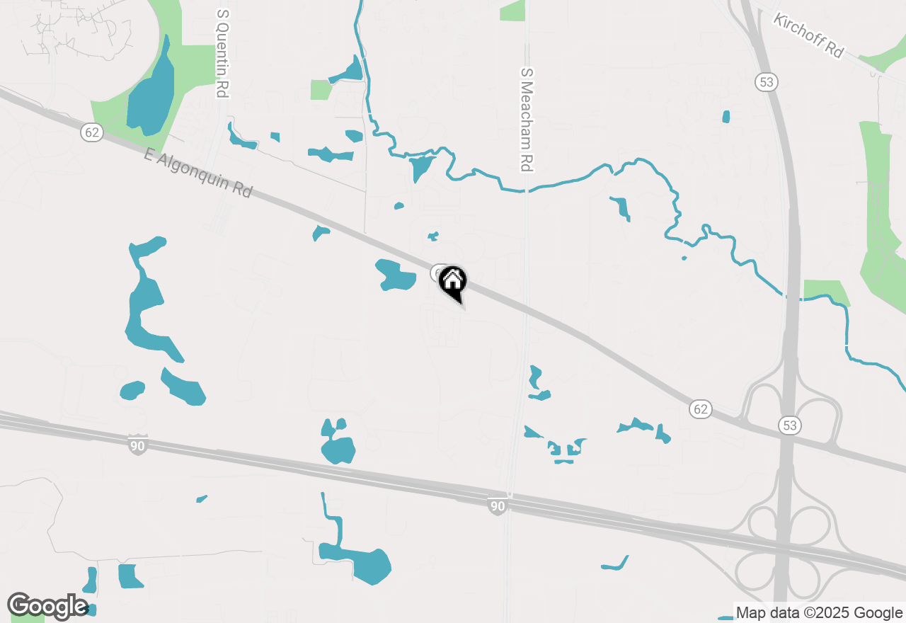 Map of 1289 Lakepointe Drive, Schaumburg, IL 60173