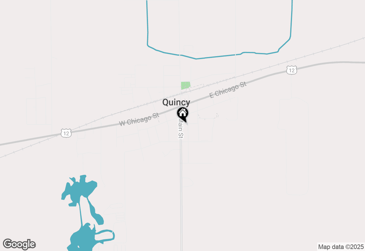 Map of 24 S Main Street, Quincy, MI 49082
