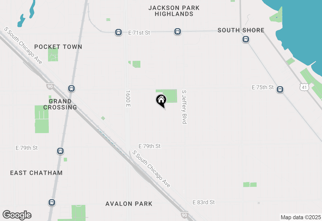 Map of 7630 S Constance Avenue, Chicago, IL 60649