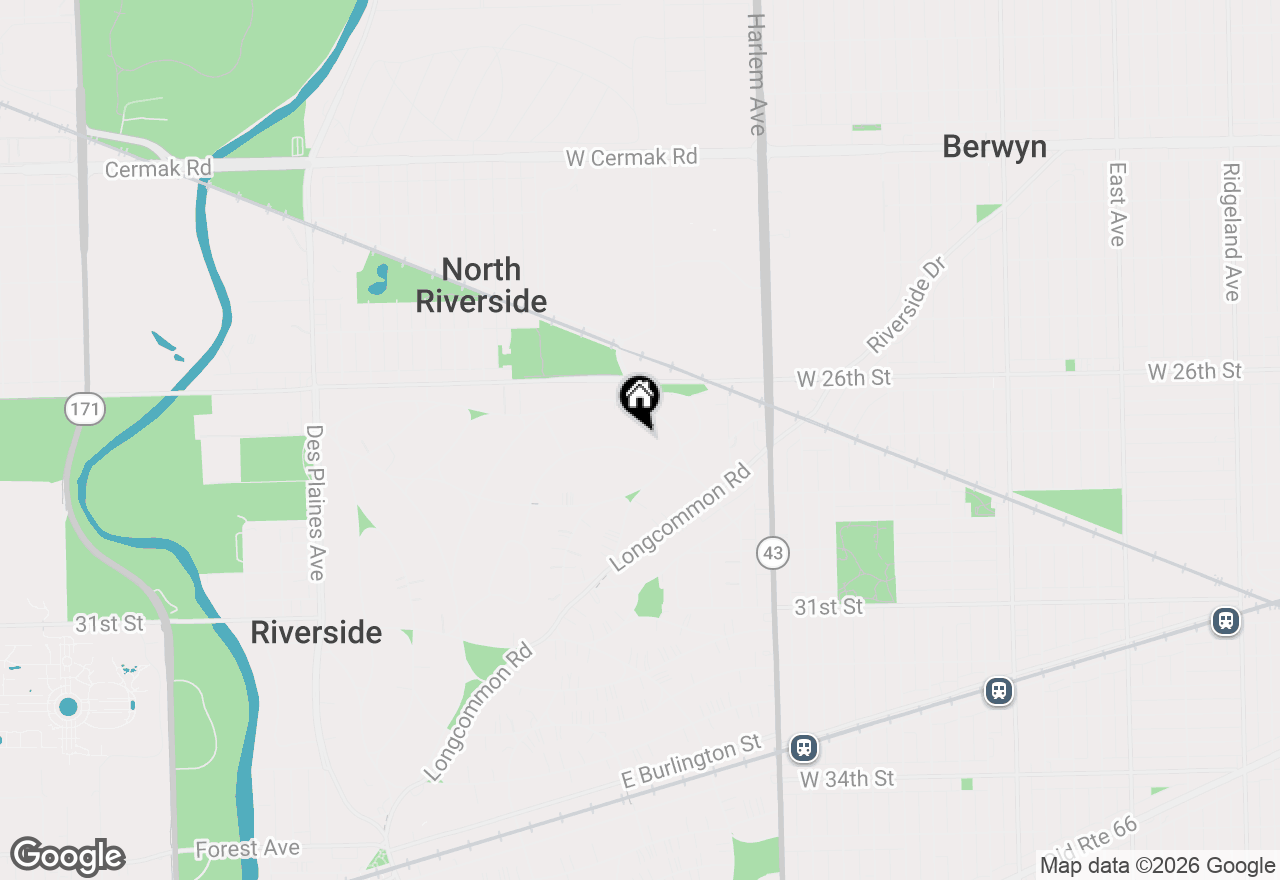 Map of 514 Uvedale Road, Riverside, IL 60546