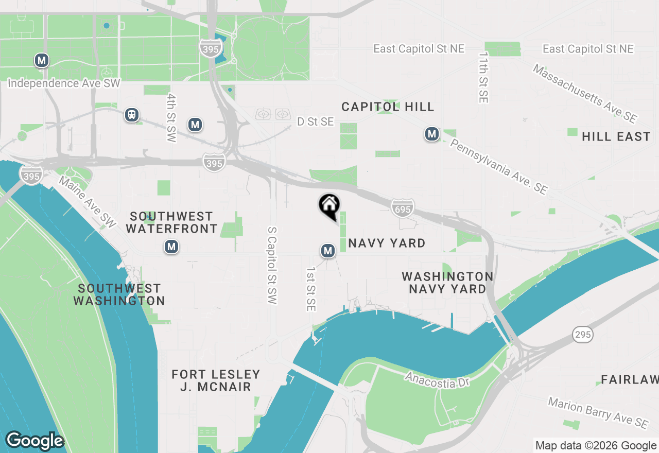 Map of 1000 New Jersey Avenue Se #1029, Washington, DC 20003