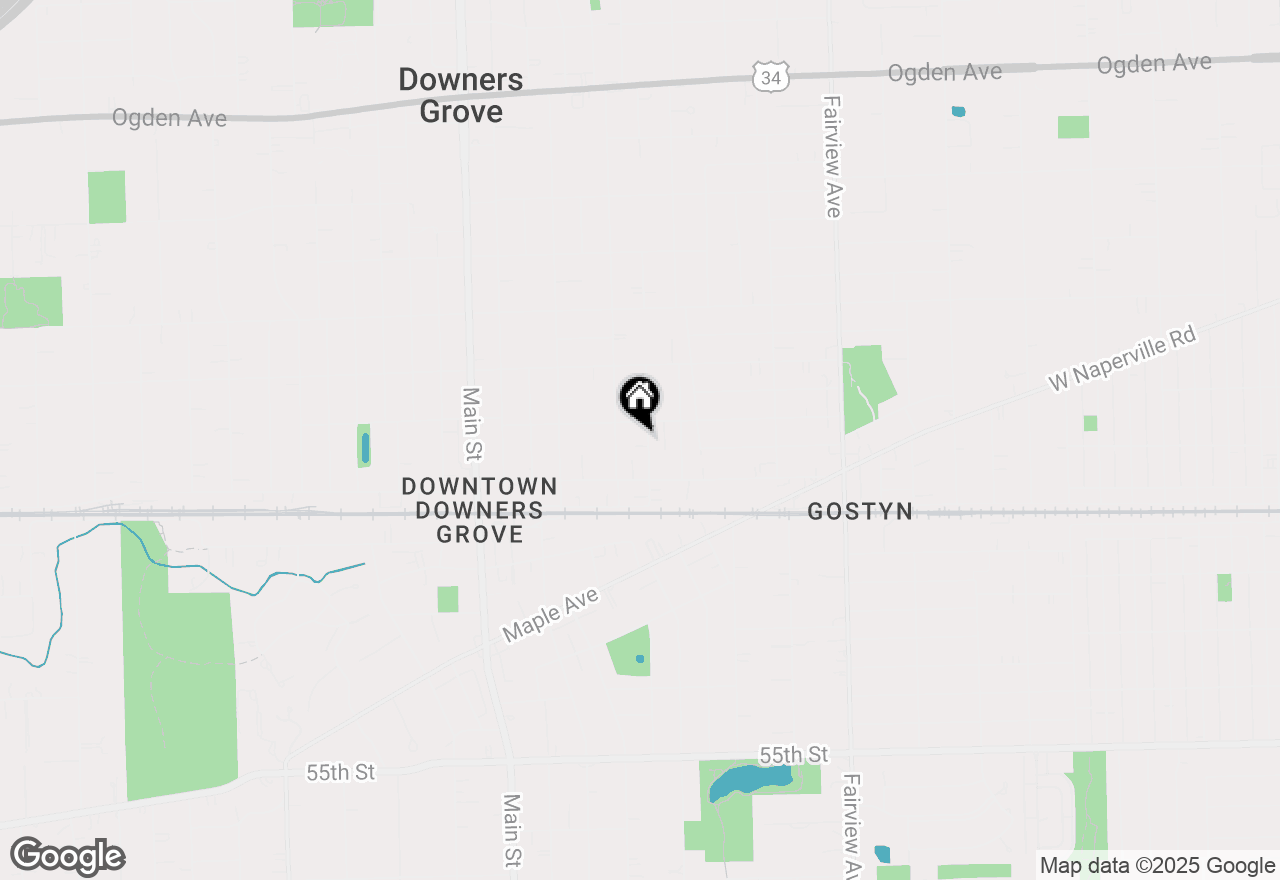 Map of 4914 Prospect Avenue, Downers Grove, IL 60515