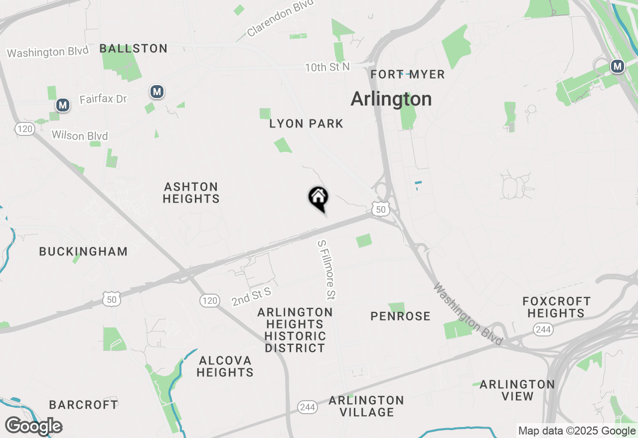 Map of 2807 Arlington Boulevard #301, Arlington, VA 22201