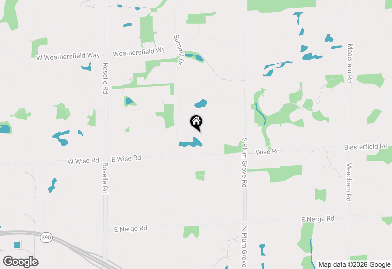 Map of 1064 Hampton Harbor #1064, Schaumburg, IL 60193