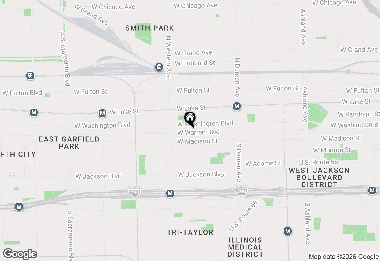 Map of (Address confidential), Chicago, Illinois 60612