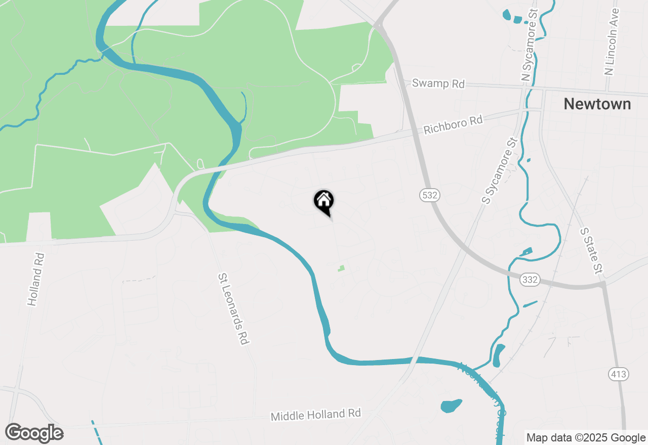 Map of 240 Leedom Way, Newtown, PA 18940