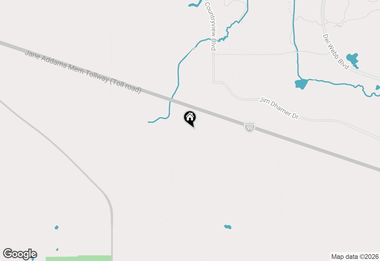 Map of 2511 Hennig Road, Hampshire, IL 60140