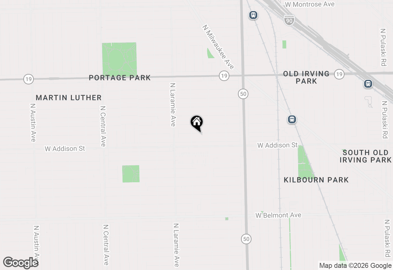 Map of 5040 W Patterson Avenue, Chicago, IL 60641