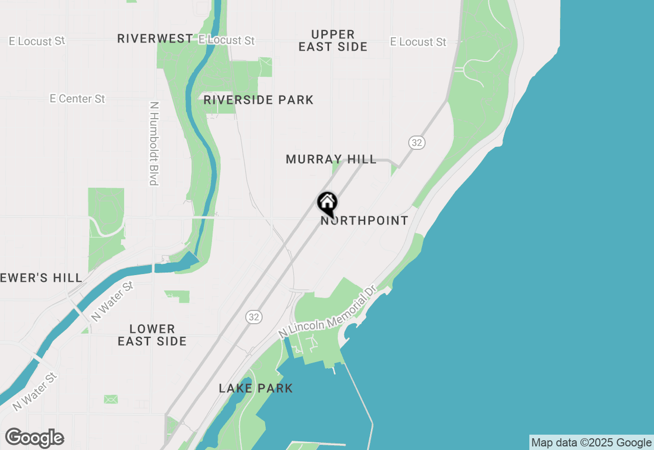 Map of 2252 N Prospect Ave #2266, Milwaukee, WI 53202