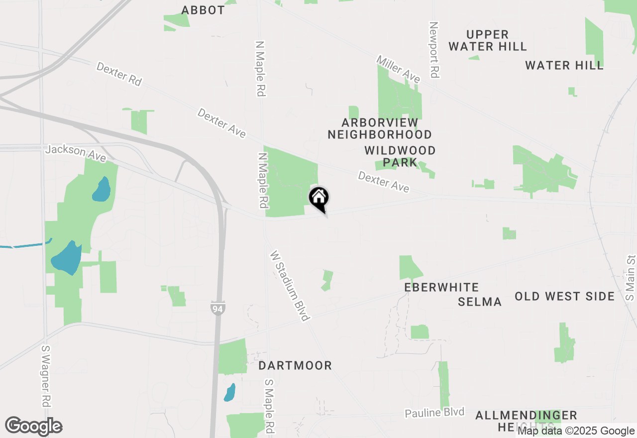 Map of 2107 Jackson Avenue, Ann Arbor, MI 48103