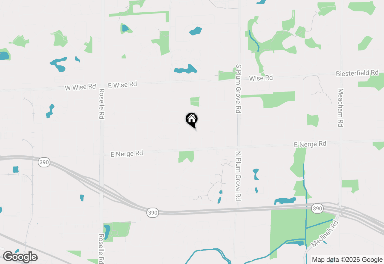 Map of 1439 Blackhawk Drive, Schaumburg, IL 60193