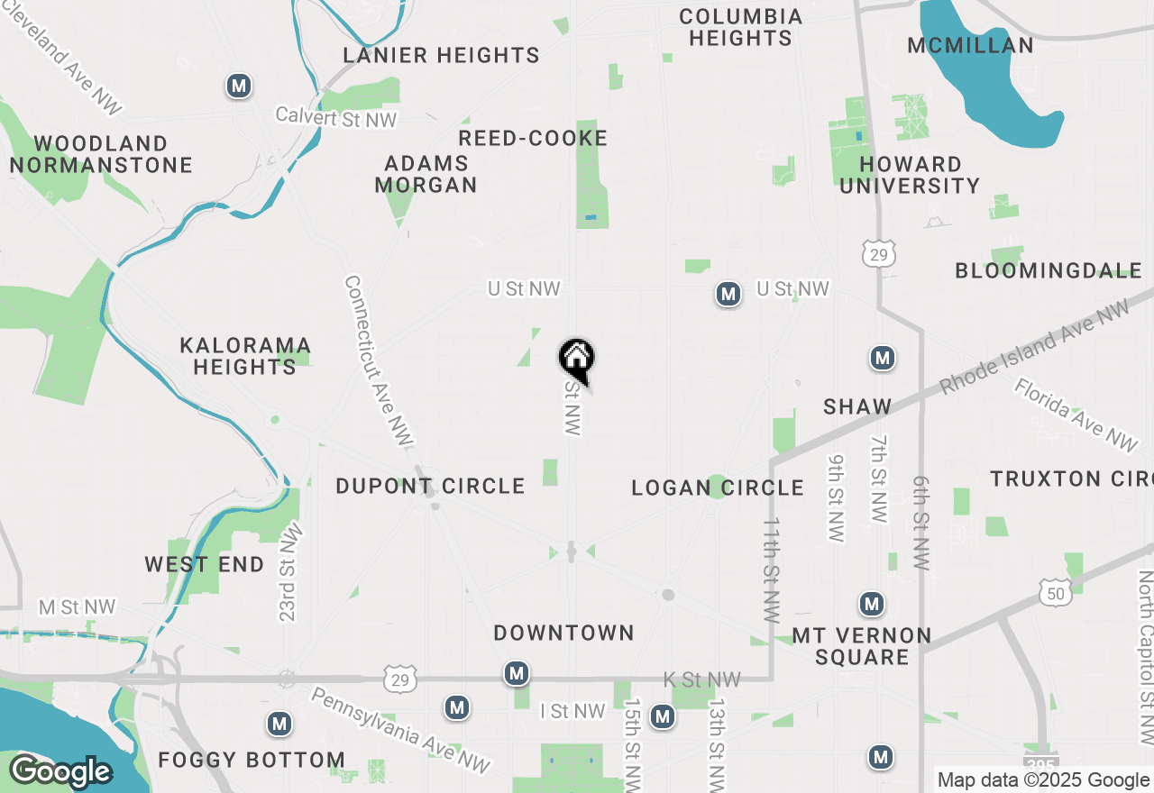 Map of 1701 16th Street Nw #204, Washington, DC 20009