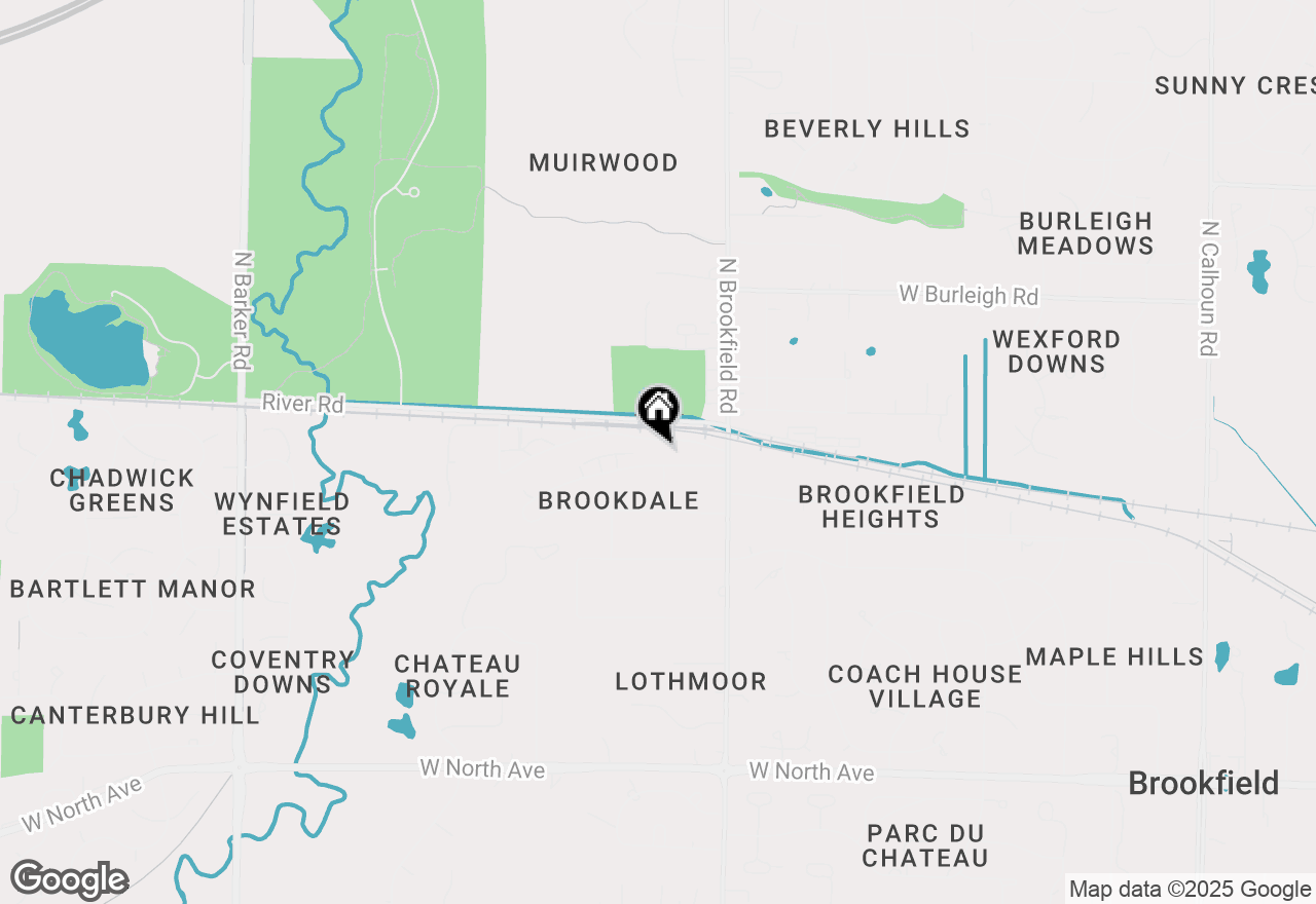 Map of 18840 North Hills Dr #LT4, Brookfield, WI 53005