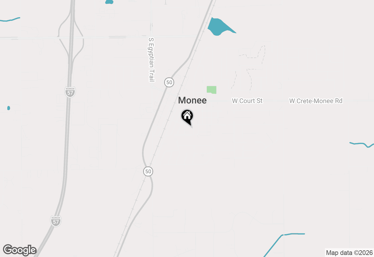 Map of 5359 Margaret Street, Monee, IL 60449