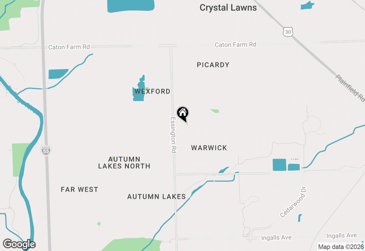 Map of 1935 Calla Drive, Joliet, IL 60431
