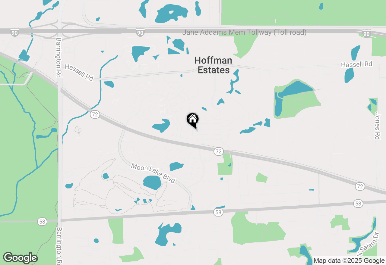 Map of 1781 Queensbury Circle, Hoffman Estates, IL 60169