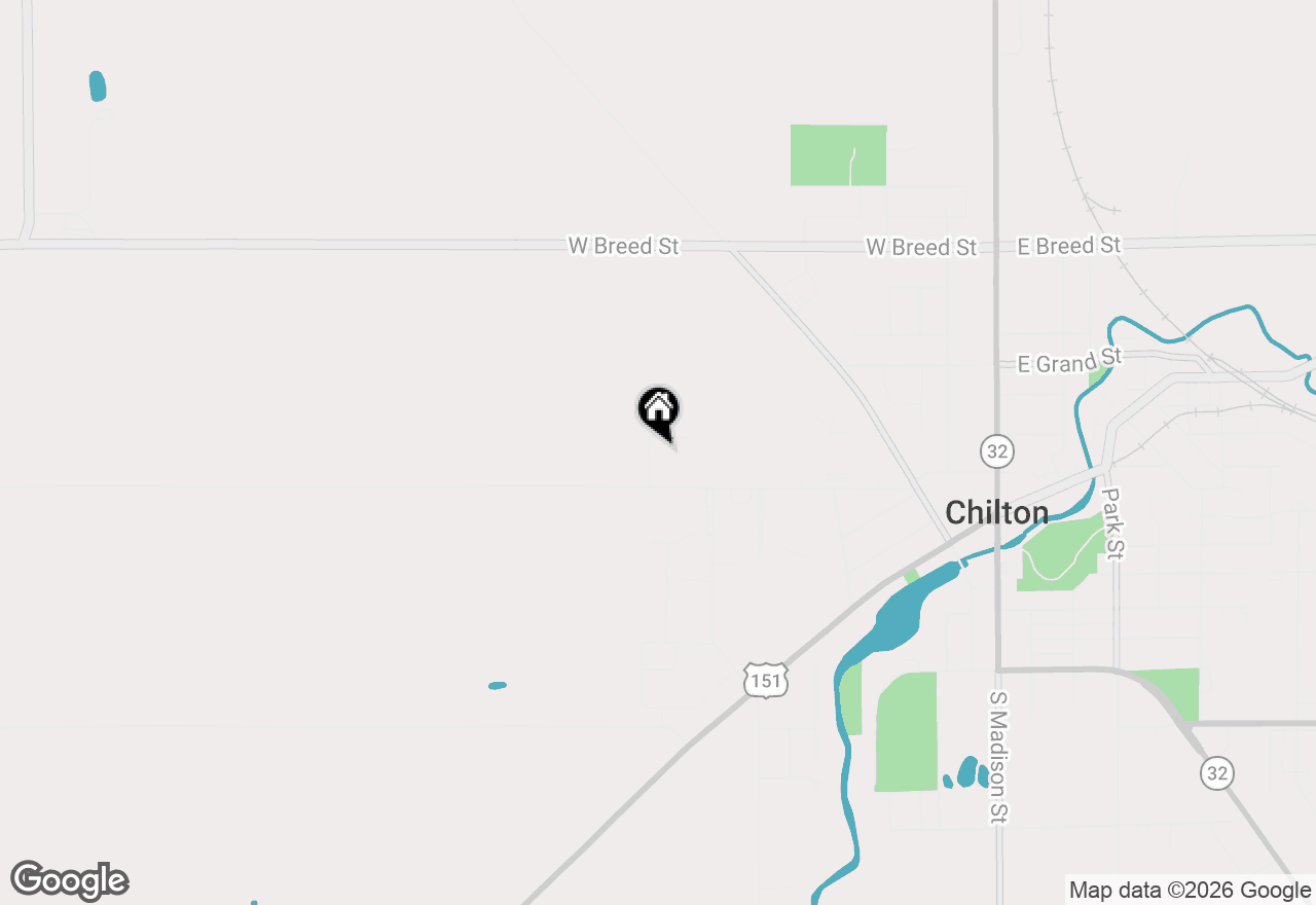 Map of 242 Kiesner Dr, Chilton, WI 53014