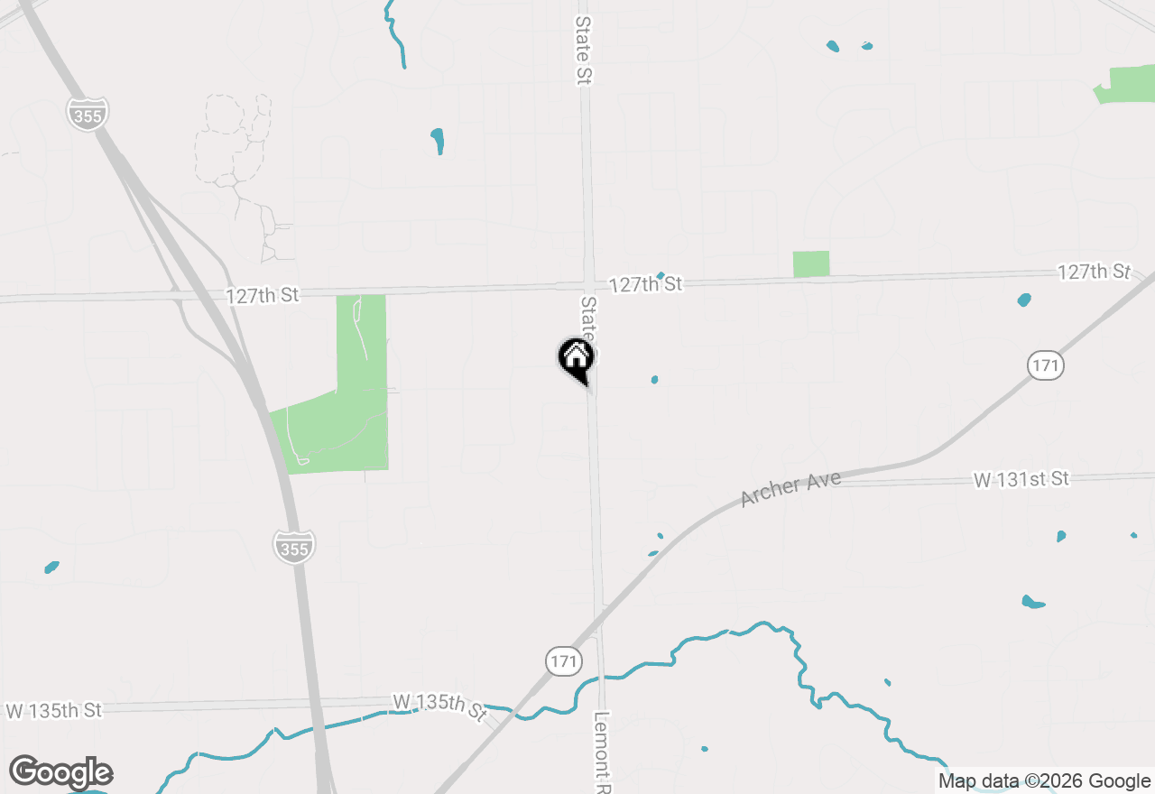 Map of 1206 Arbor Drive, Lemont, IL 60439