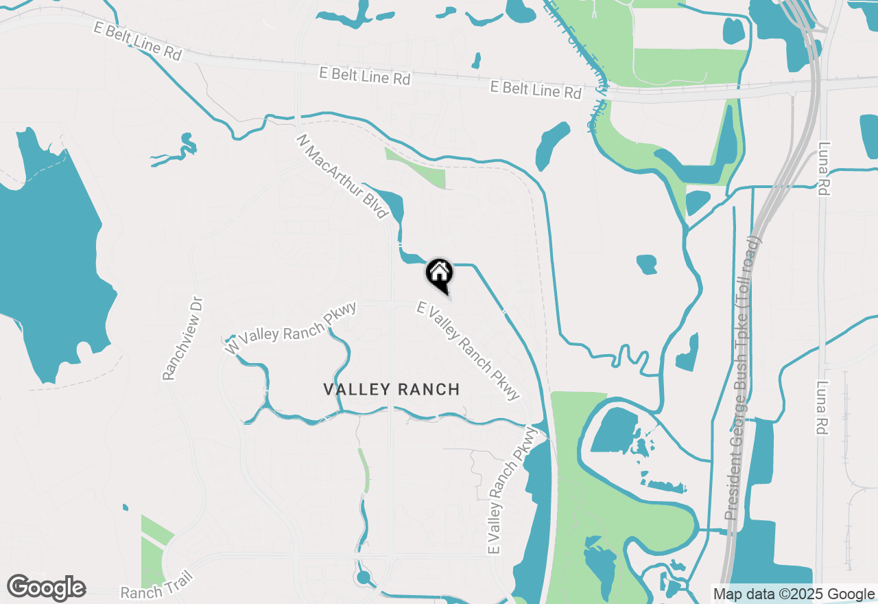 Map of 9905 Hennings Street, Irving, TX 75063