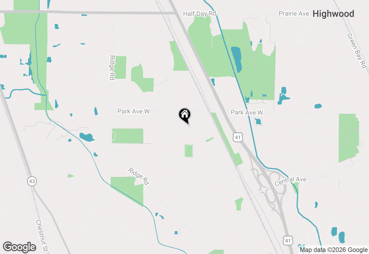 Map of 1659 Friar Tuck Avenue, Highland Park, IL 60035