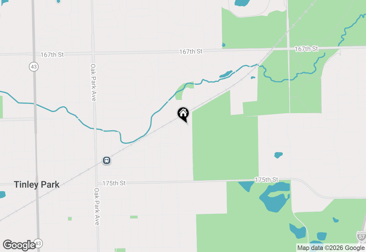 Map of 6209 Leinster Lane, Tinley Park, IL 60477