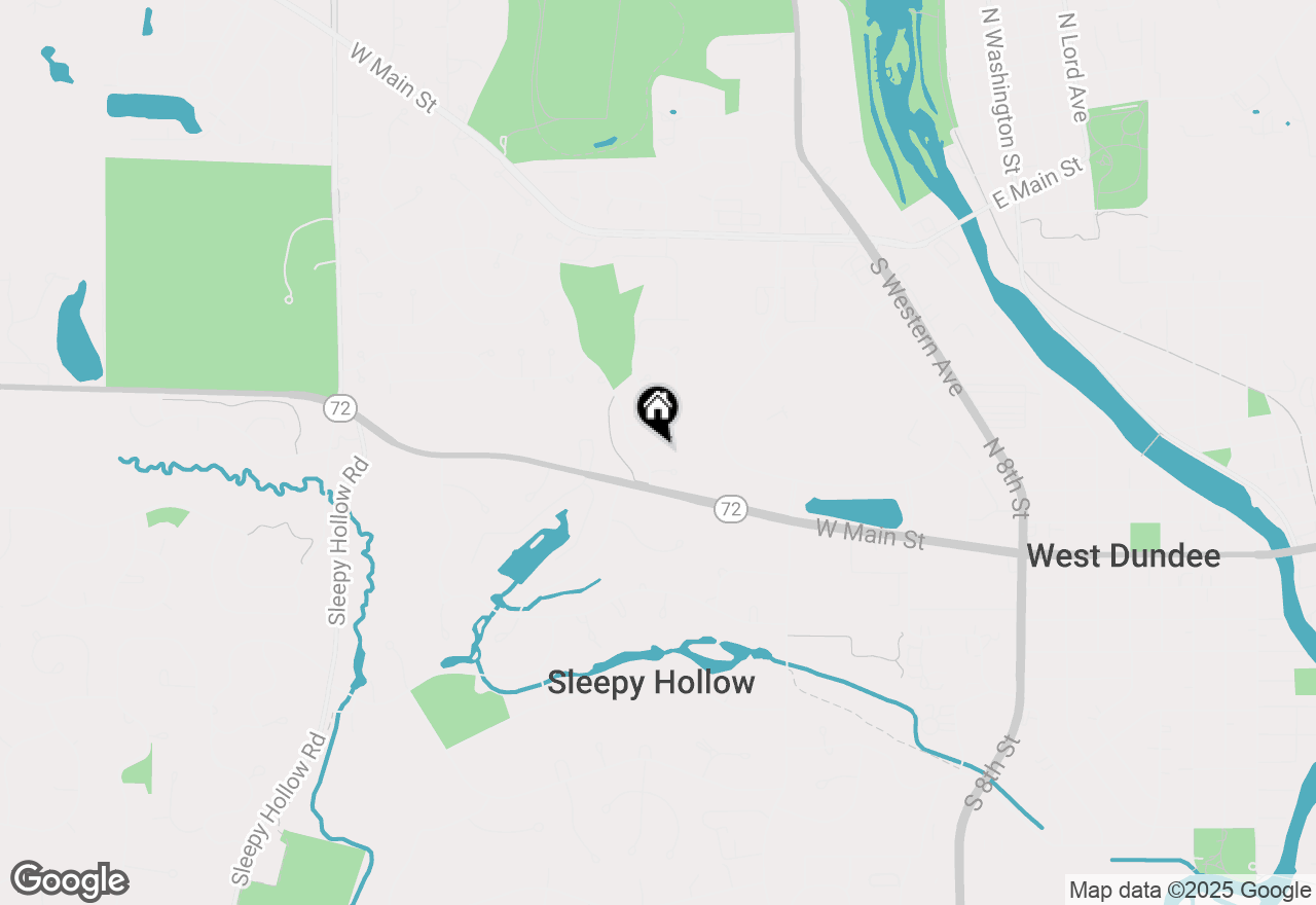 Map of 413 Edinburgh Lane, West Dundee, IL 60118