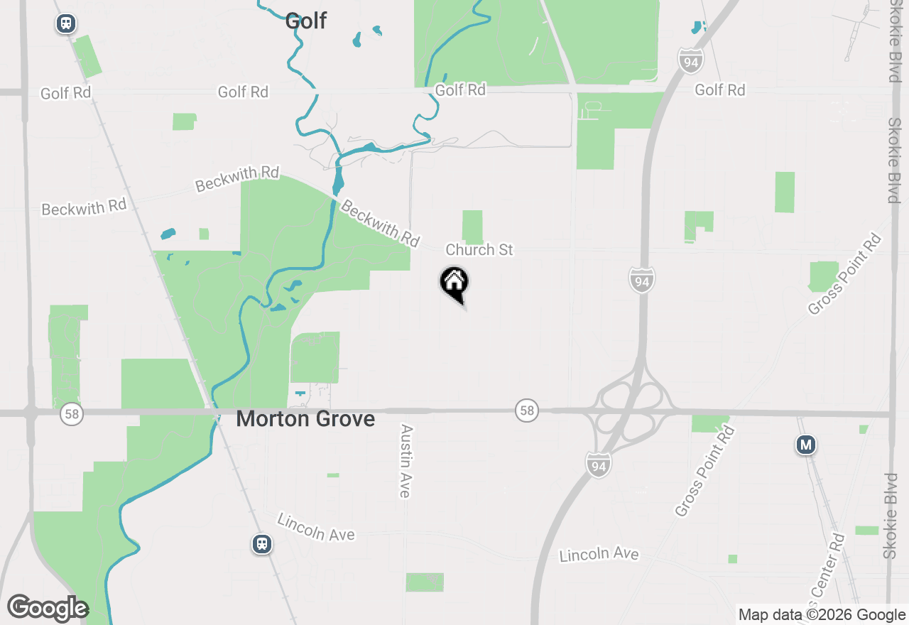 Map of 9023 Marmora Avenue, Morton Grove, IL 60053