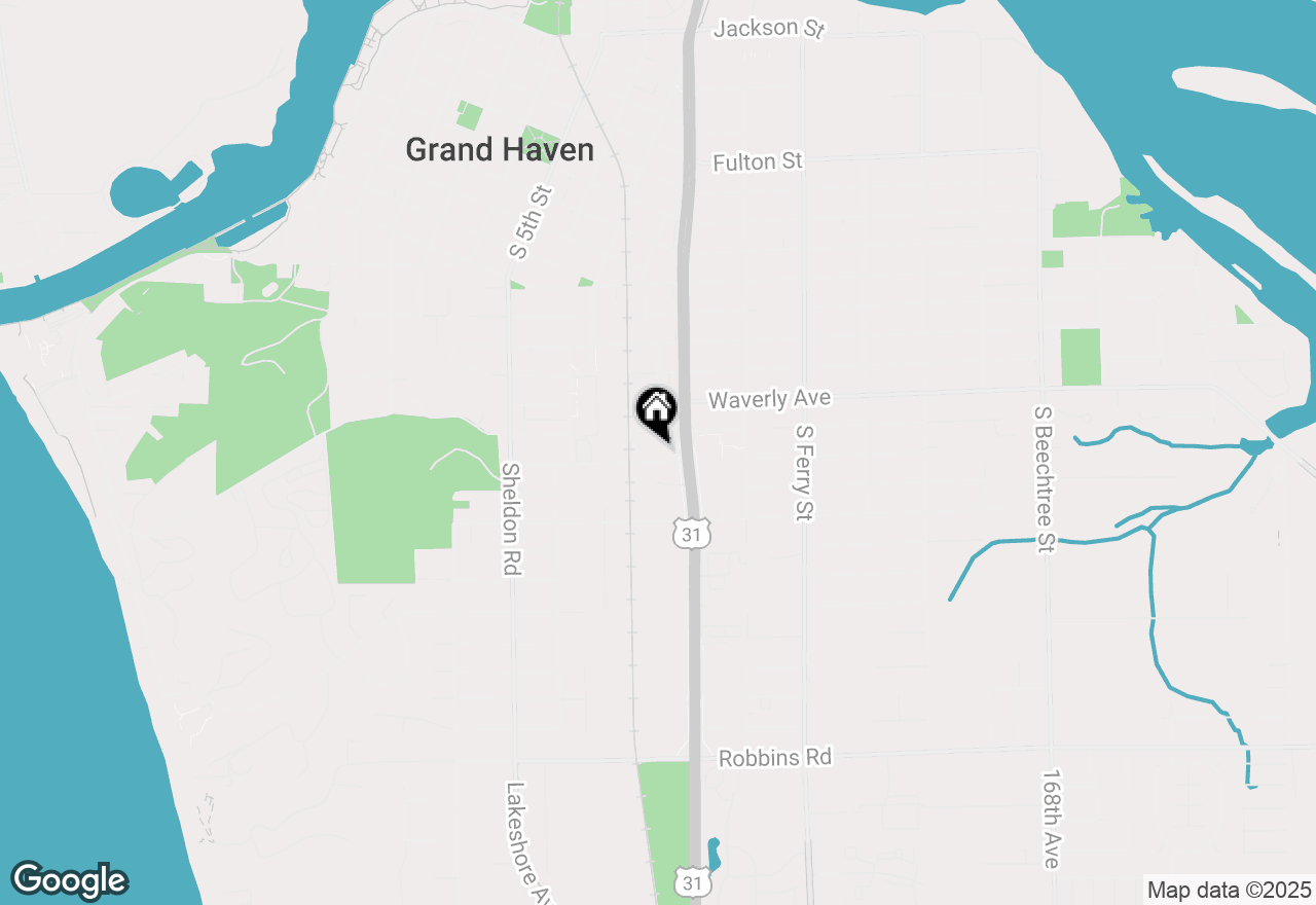 Map of 845 Park Avenue, Grand Haven, MI 49417